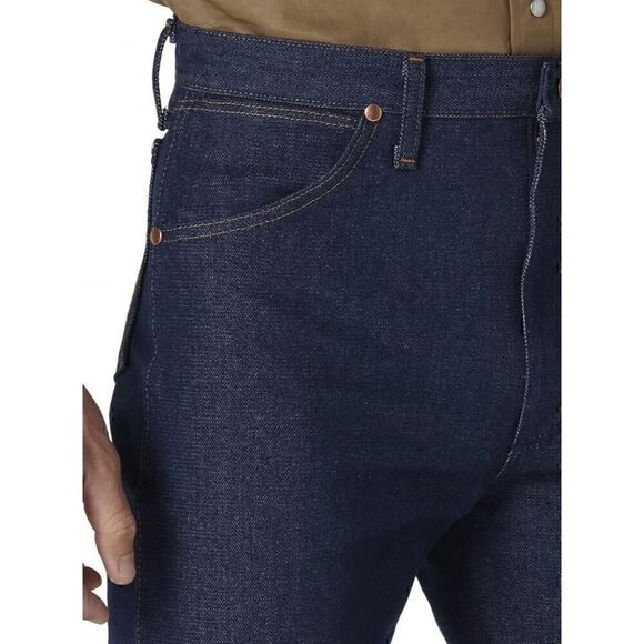 Wrangler Men’s 13MWZ Cowboy Cut Original Fit Jean Indigo Blue 38X34 NWT - Picture 5 of 14